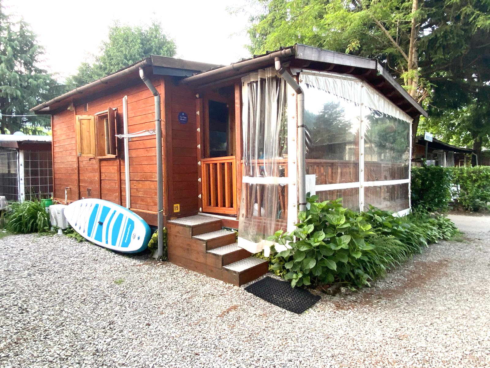 Zwembad met 3 glijbanen Camping International Porlezza